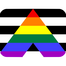 straight ally flag